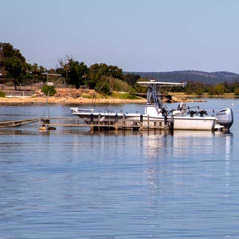 Fishing on Lake Buchanan