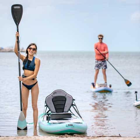 Paddleboarding on Lake Buchanan