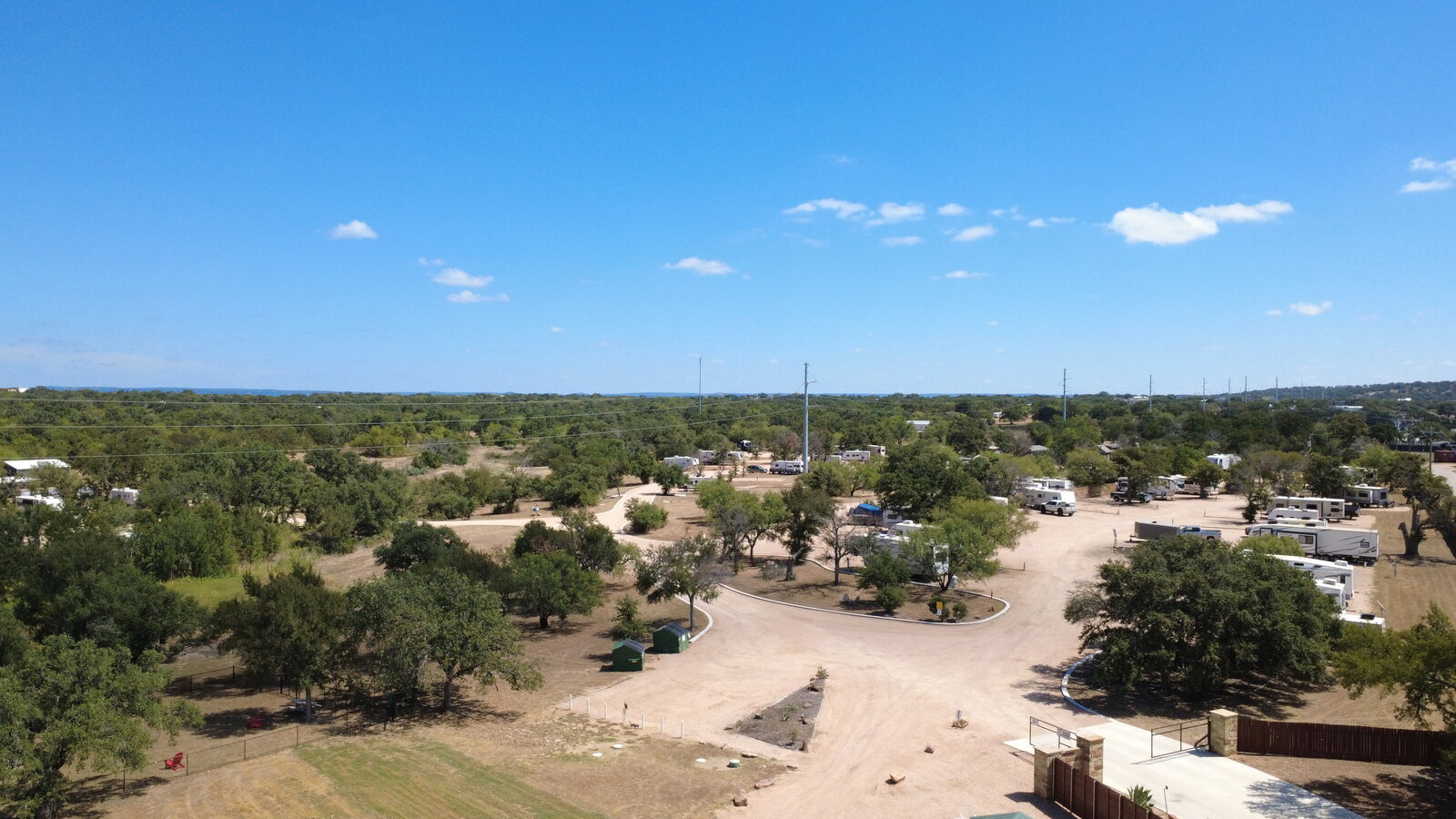 From Above — Seven Lakes RV Resort