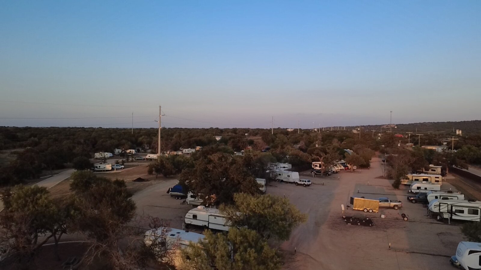 Evening at the Park — Seven Lakes RV Resort